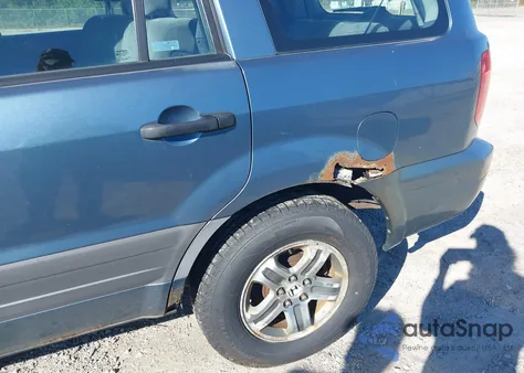 2005 Honda Pilot Lx из США, поврежденный, VIN 2HKYF18165H551256